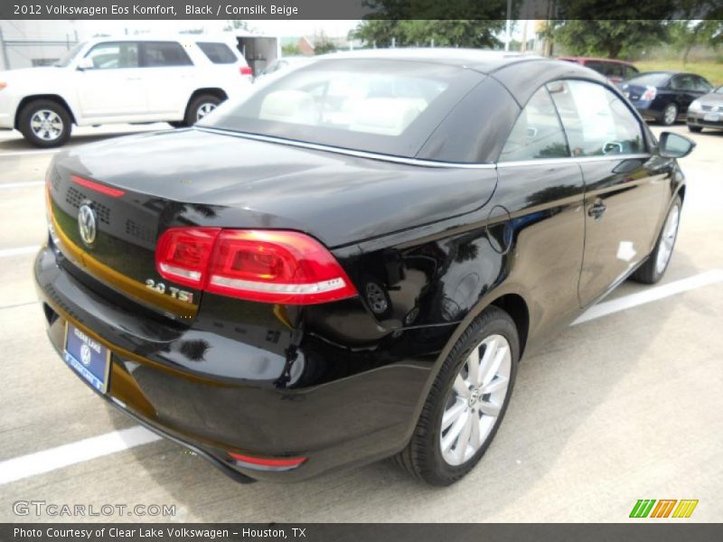 Black / Cornsilk Beige 2012 Volkswagen Eos Komfort