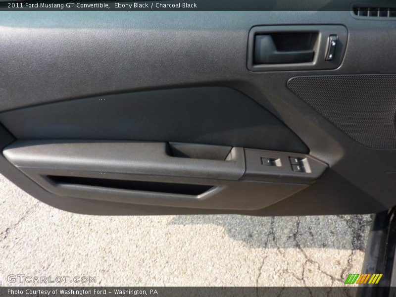 Ebony Black / Charcoal Black 2011 Ford Mustang GT Convertible
