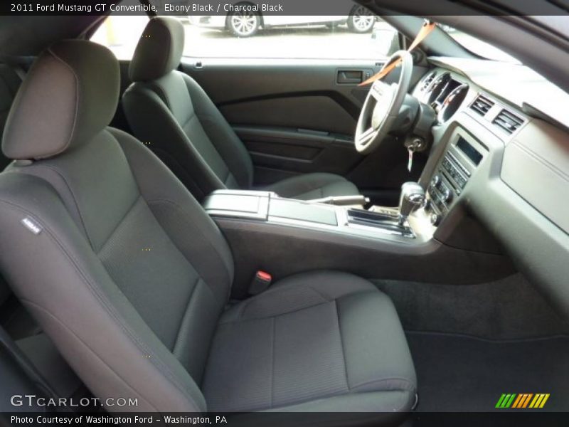 Ebony Black / Charcoal Black 2011 Ford Mustang GT Convertible