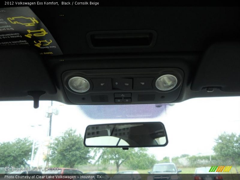 Black / Cornsilk Beige 2012 Volkswagen Eos Komfort
