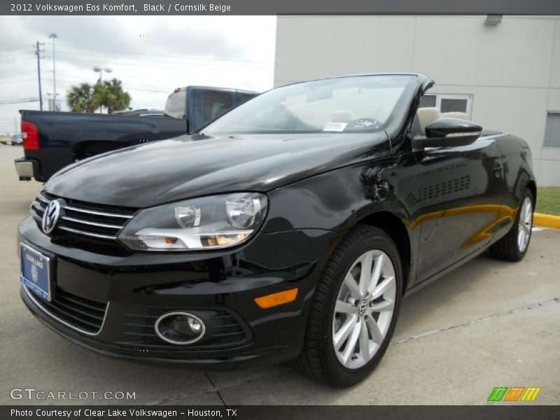 Black / Cornsilk Beige 2012 Volkswagen Eos Komfort