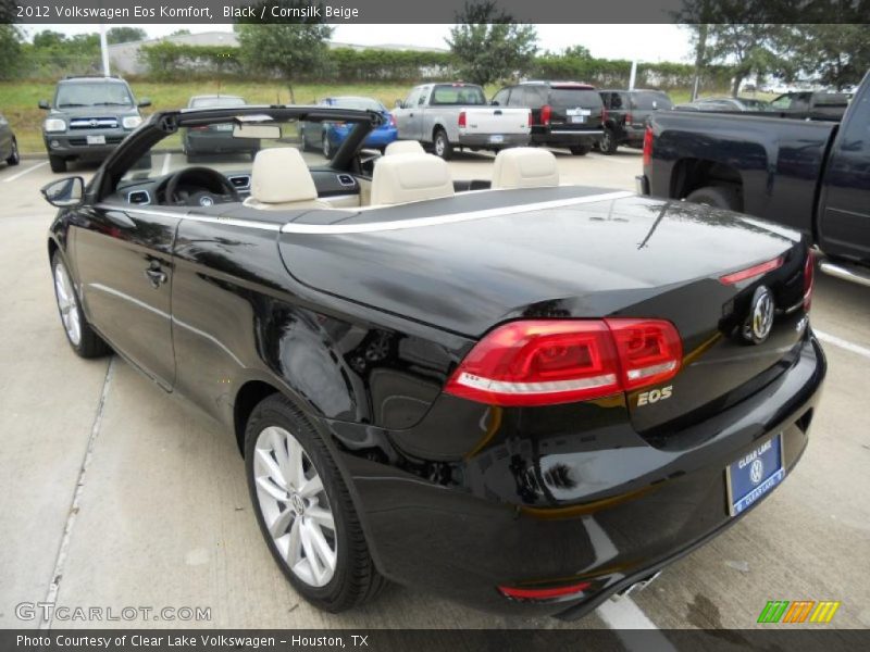 Black / Cornsilk Beige 2012 Volkswagen Eos Komfort