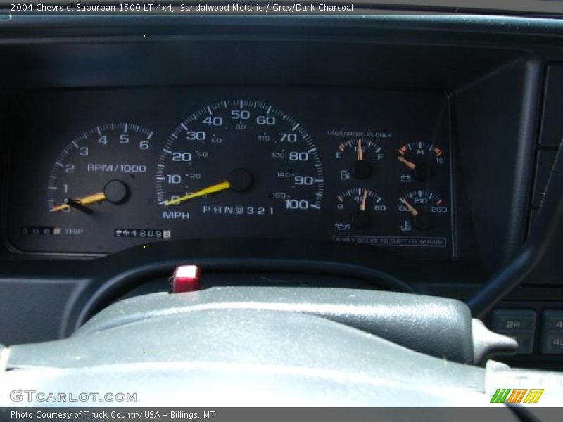 Sandalwood Metallic / Gray/Dark Charcoal 2004 Chevrolet Suburban 1500 LT 4x4