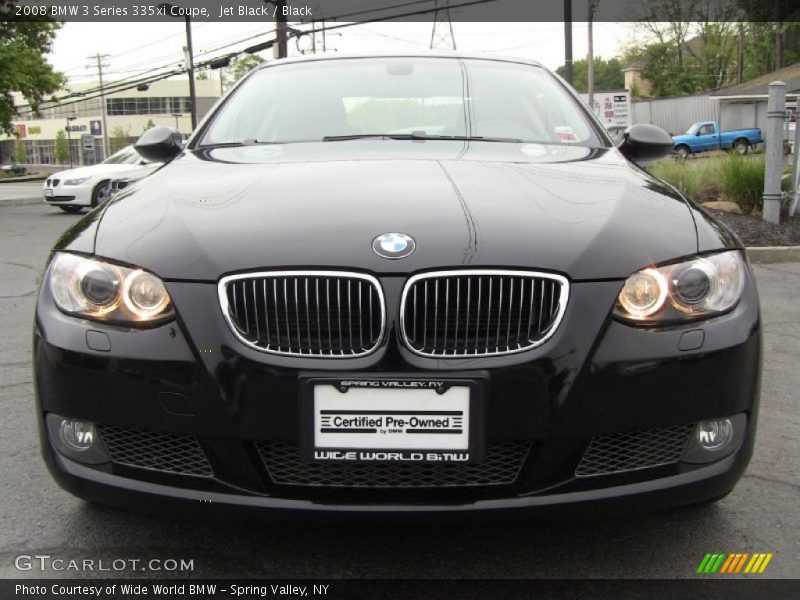 Jet Black / Black 2008 BMW 3 Series 335xi Coupe