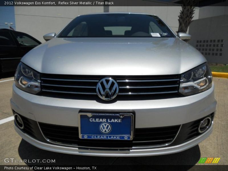 Reflex Silver Metallic / Titan Black 2012 Volkswagen Eos Komfort