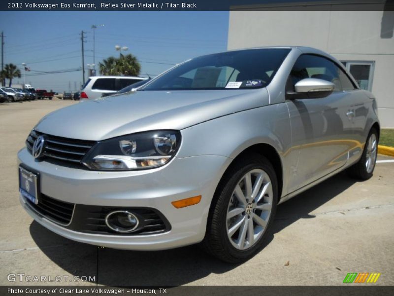 Reflex Silver Metallic / Titan Black 2012 Volkswagen Eos Komfort