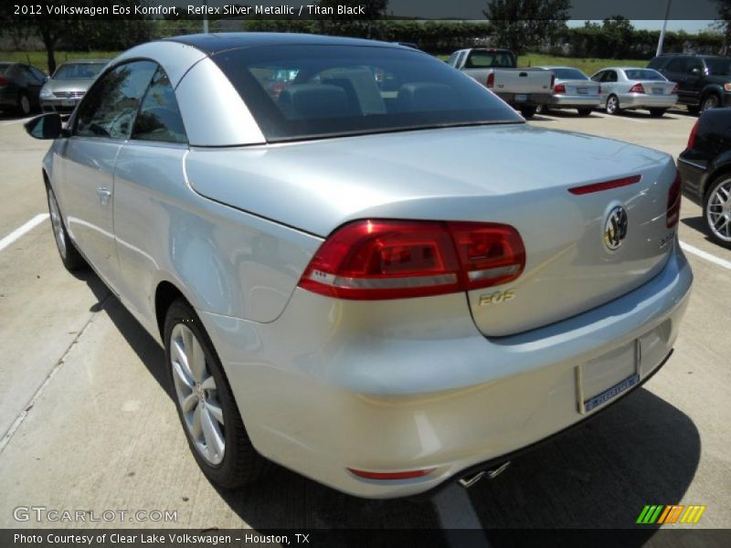 Reflex Silver Metallic / Titan Black 2012 Volkswagen Eos Komfort
