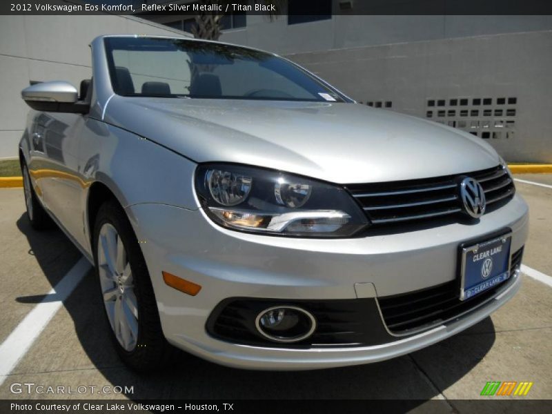 Reflex Silver Metallic / Titan Black 2012 Volkswagen Eos Komfort