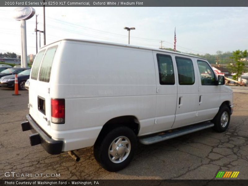 Oxford White / Medium Flint 2010 Ford E Series Van E250 XLT Commericial