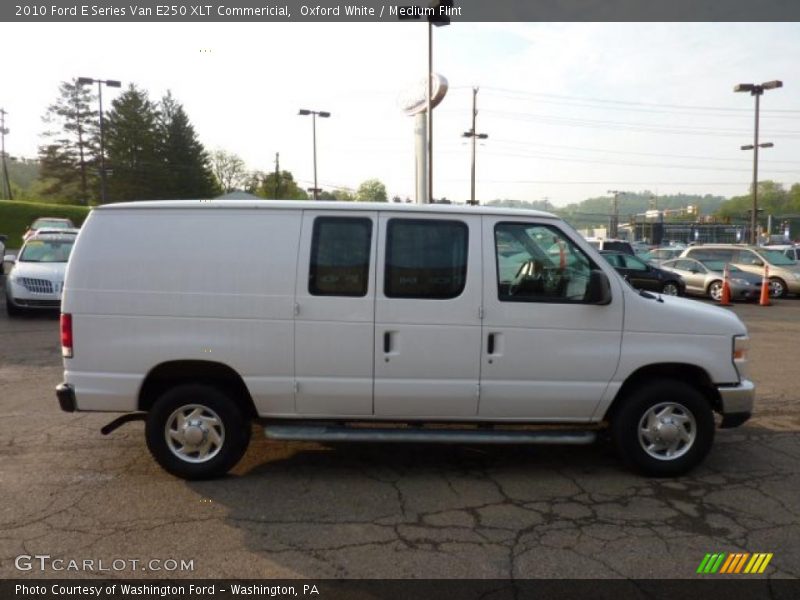 Oxford White / Medium Flint 2010 Ford E Series Van E250 XLT Commericial