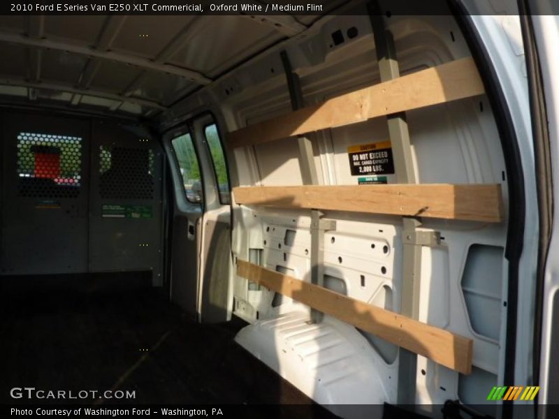 Oxford White / Medium Flint 2010 Ford E Series Van E250 XLT Commericial