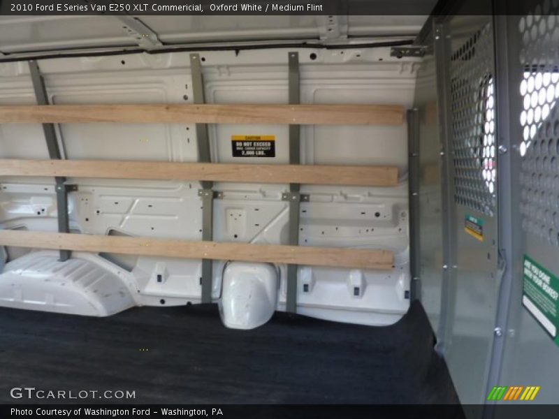Oxford White / Medium Flint 2010 Ford E Series Van E250 XLT Commericial