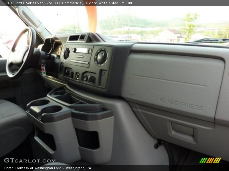 Oxford White / Medium Flint 2010 Ford E Series Van E250 XLT Commericial