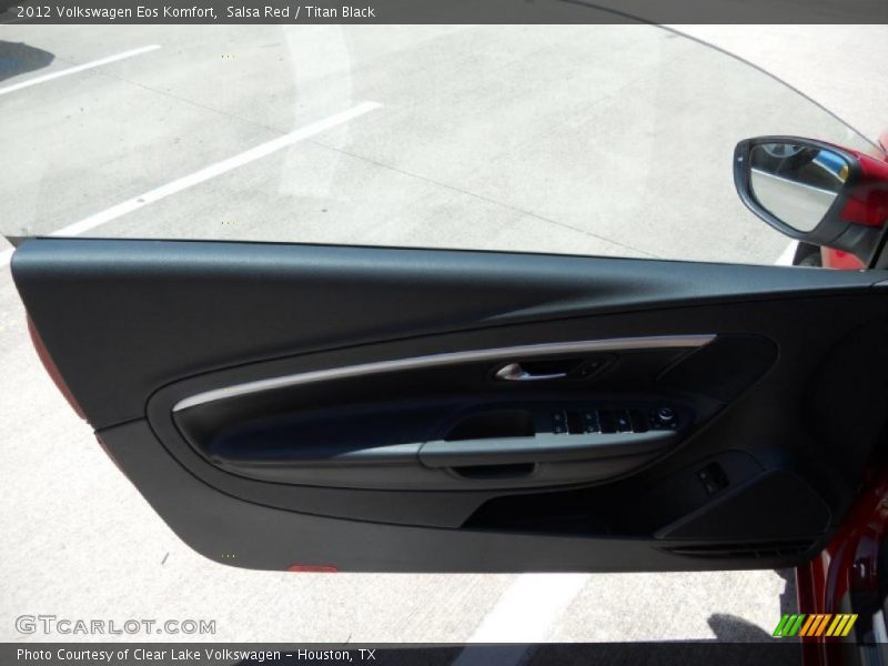 Salsa Red / Titan Black 2012 Volkswagen Eos Komfort