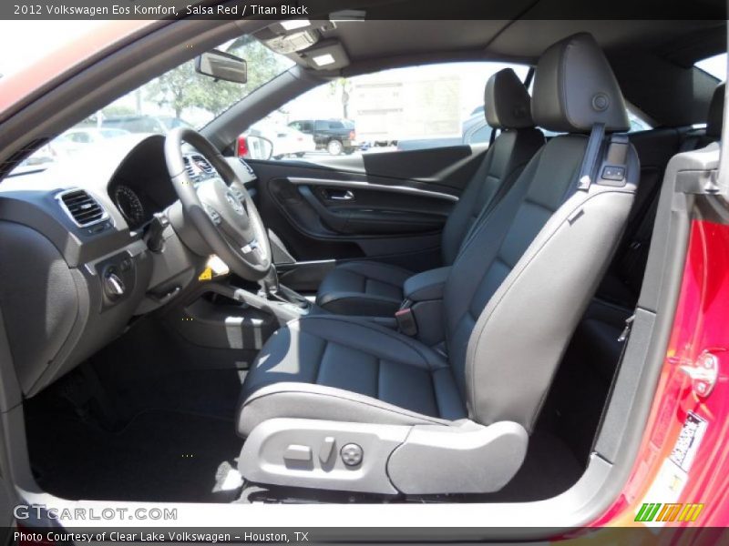 Salsa Red / Titan Black 2012 Volkswagen Eos Komfort