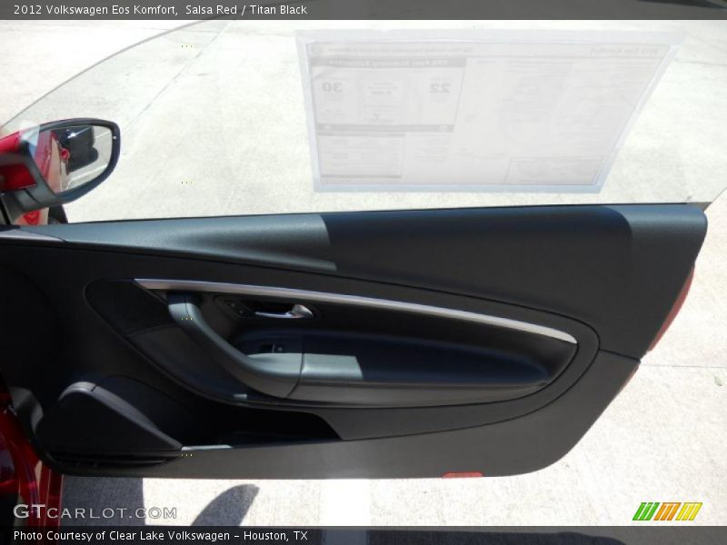 Salsa Red / Titan Black 2012 Volkswagen Eos Komfort