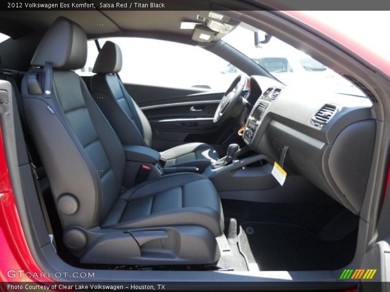 Salsa Red / Titan Black 2012 Volkswagen Eos Komfort