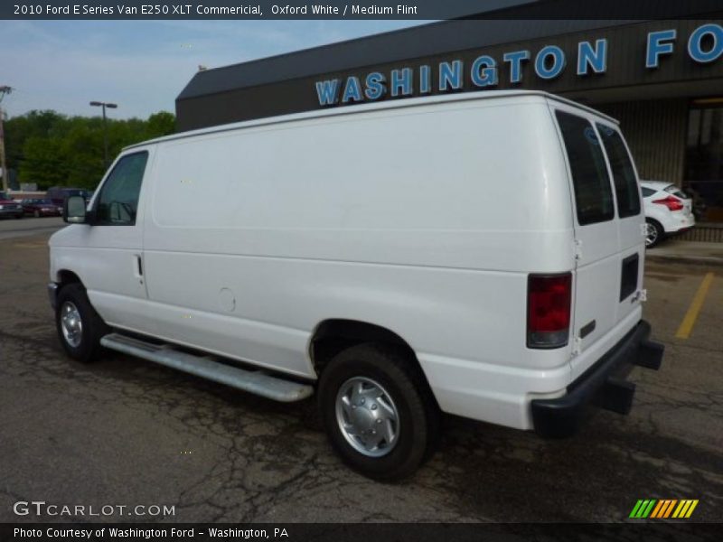 Oxford White / Medium Flint 2010 Ford E Series Van E250 XLT Commericial
