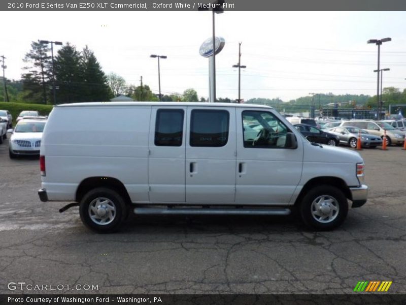 Oxford White / Medium Flint 2010 Ford E Series Van E250 XLT Commericial