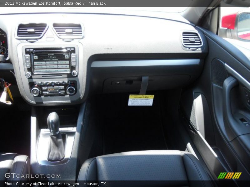 Salsa Red / Titan Black 2012 Volkswagen Eos Komfort