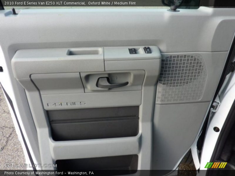 Oxford White / Medium Flint 2010 Ford E Series Van E250 XLT Commericial