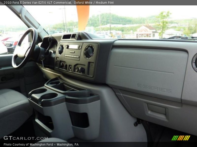 Oxford White / Medium Flint 2010 Ford E Series Van E250 XLT Commericial