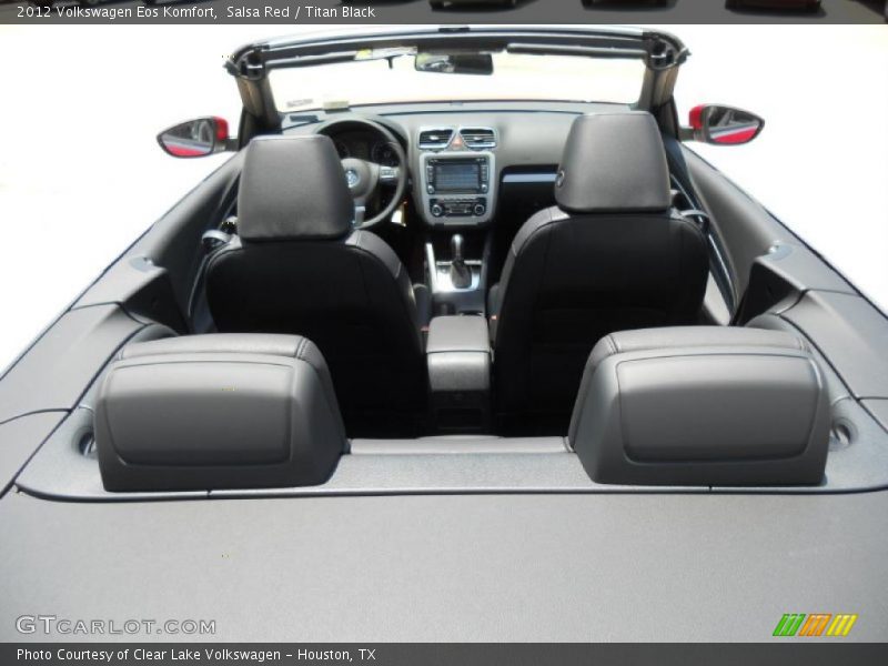 Salsa Red / Titan Black 2012 Volkswagen Eos Komfort