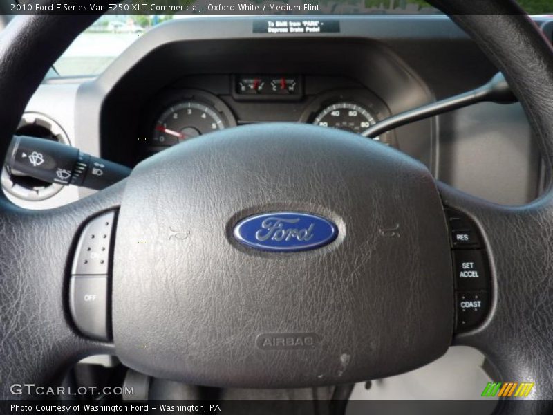 Oxford White / Medium Flint 2010 Ford E Series Van E250 XLT Commericial