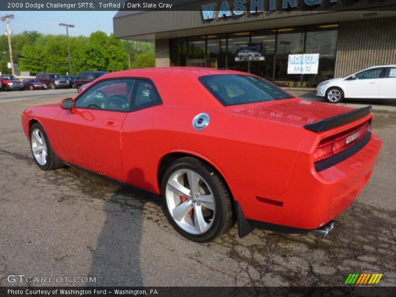 TorRed / Dark Slate Gray 2009 Dodge Challenger SRT8