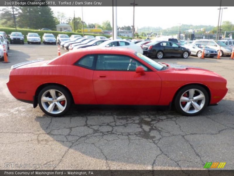 TorRed / Dark Slate Gray 2009 Dodge Challenger SRT8