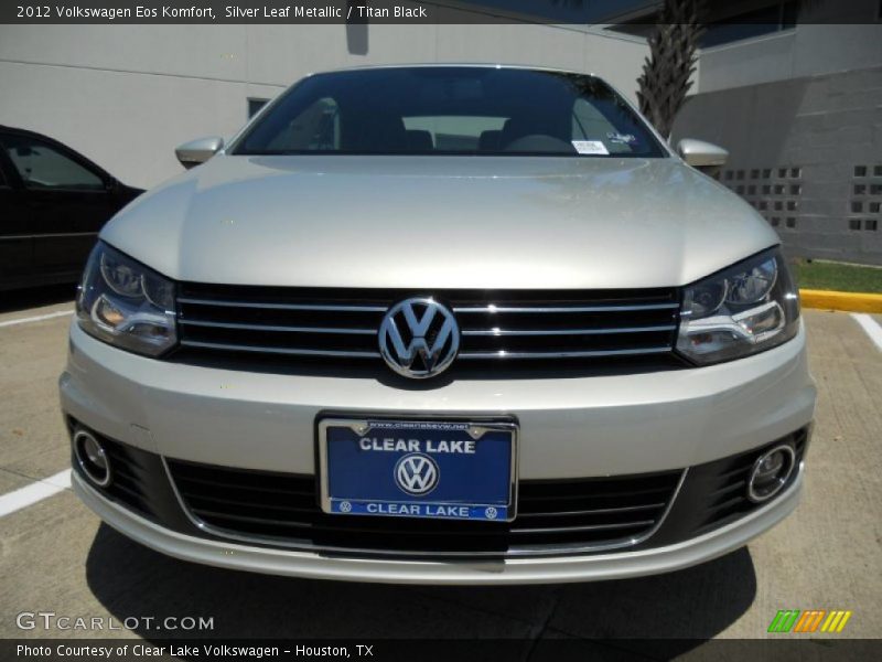 Silver Leaf Metallic / Titan Black 2012 Volkswagen Eos Komfort