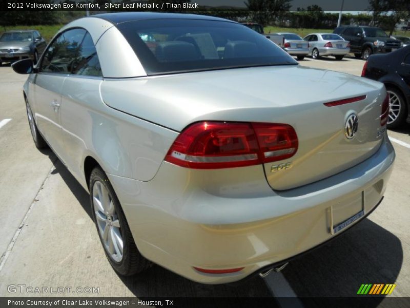 Silver Leaf Metallic / Titan Black 2012 Volkswagen Eos Komfort