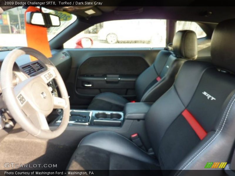 TorRed / Dark Slate Gray 2009 Dodge Challenger SRT8