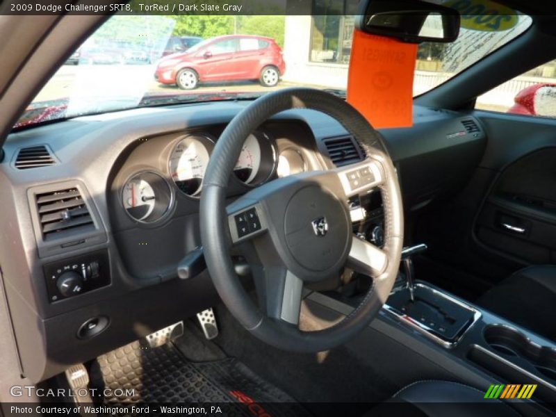 TorRed / Dark Slate Gray 2009 Dodge Challenger SRT8
