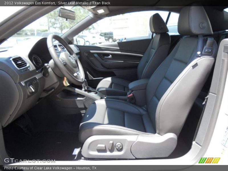 Silver Leaf Metallic / Titan Black 2012 Volkswagen Eos Komfort