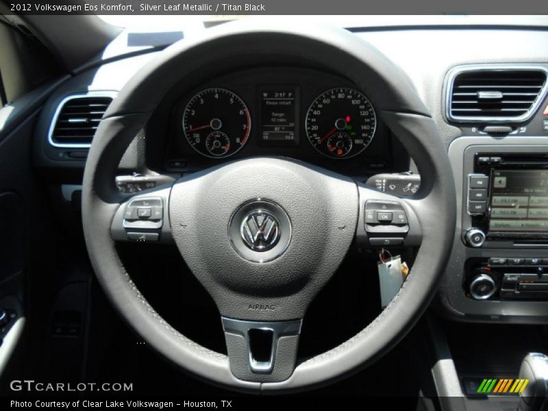 Silver Leaf Metallic / Titan Black 2012 Volkswagen Eos Komfort