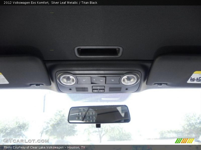 Silver Leaf Metallic / Titan Black 2012 Volkswagen Eos Komfort
