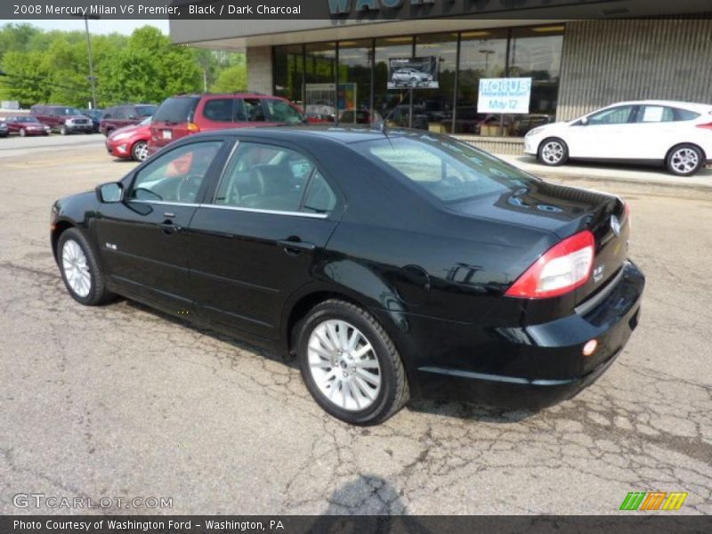 Black / Dark Charcoal 2008 Mercury Milan V6 Premier