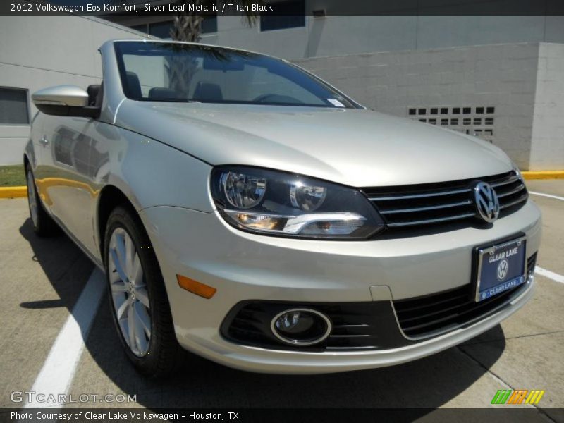 Silver Leaf Metallic / Titan Black 2012 Volkswagen Eos Komfort