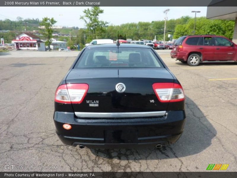 Black / Dark Charcoal 2008 Mercury Milan V6 Premier
