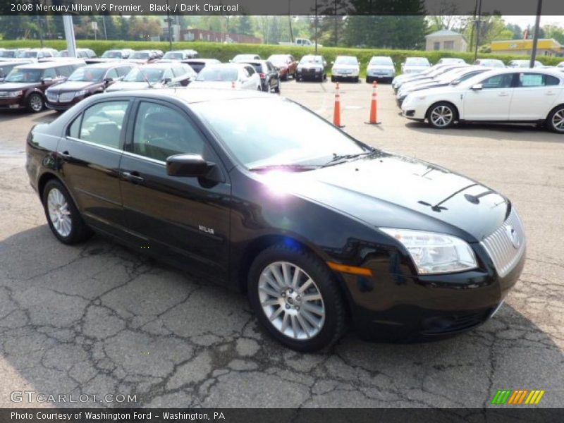 Black / Dark Charcoal 2008 Mercury Milan V6 Premier