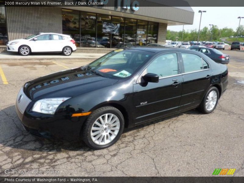 Black / Dark Charcoal 2008 Mercury Milan V6 Premier