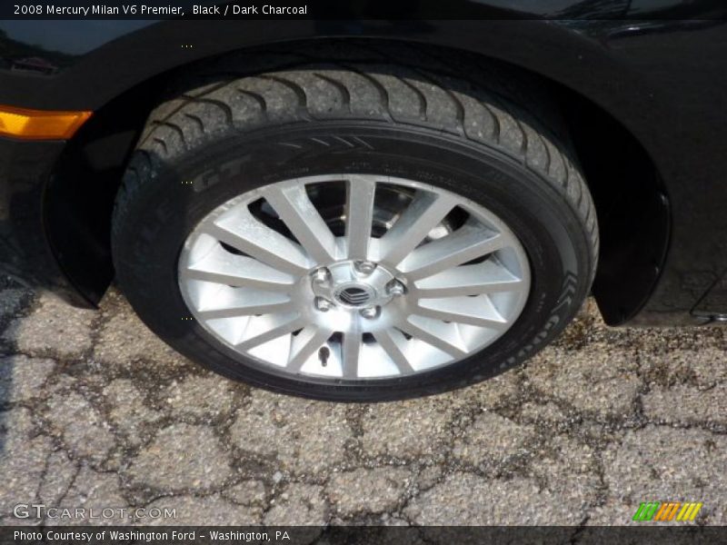 Black / Dark Charcoal 2008 Mercury Milan V6 Premier