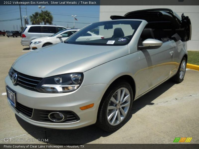 Silver Leaf Metallic / Titan Black 2012 Volkswagen Eos Komfort