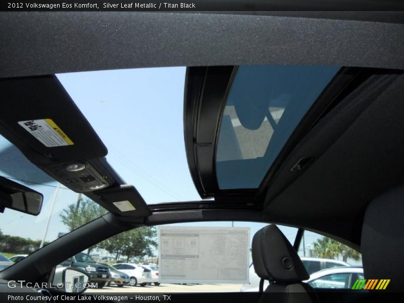 Silver Leaf Metallic / Titan Black 2012 Volkswagen Eos Komfort