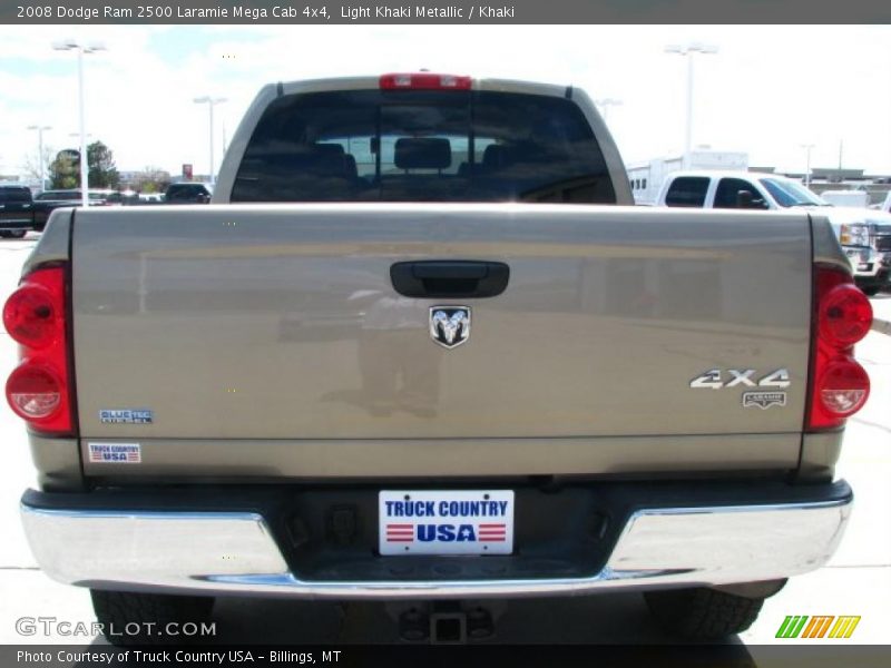 Light Khaki Metallic / Khaki 2008 Dodge Ram 2500 Laramie Mega Cab 4x4