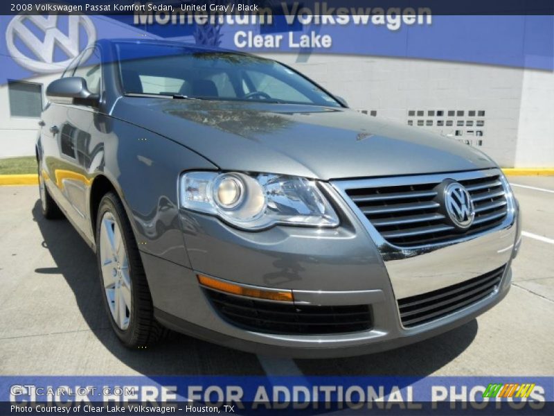 United Gray / Black 2008 Volkswagen Passat Komfort Sedan