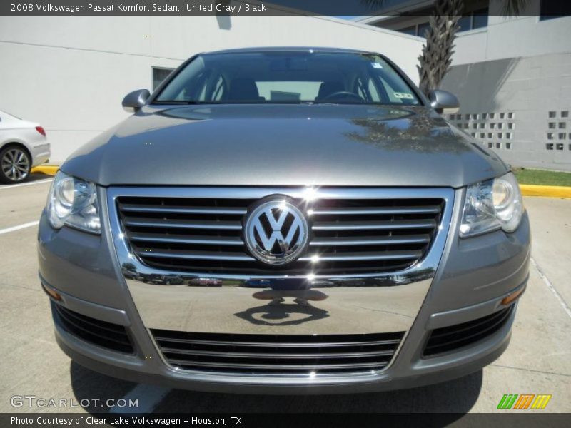 United Gray / Black 2008 Volkswagen Passat Komfort Sedan