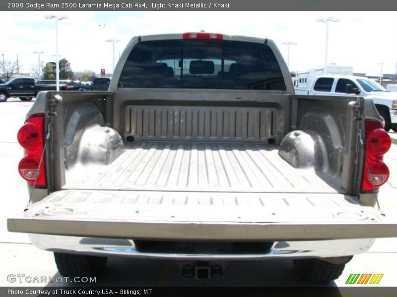 Light Khaki Metallic / Khaki 2008 Dodge Ram 2500 Laramie Mega Cab 4x4