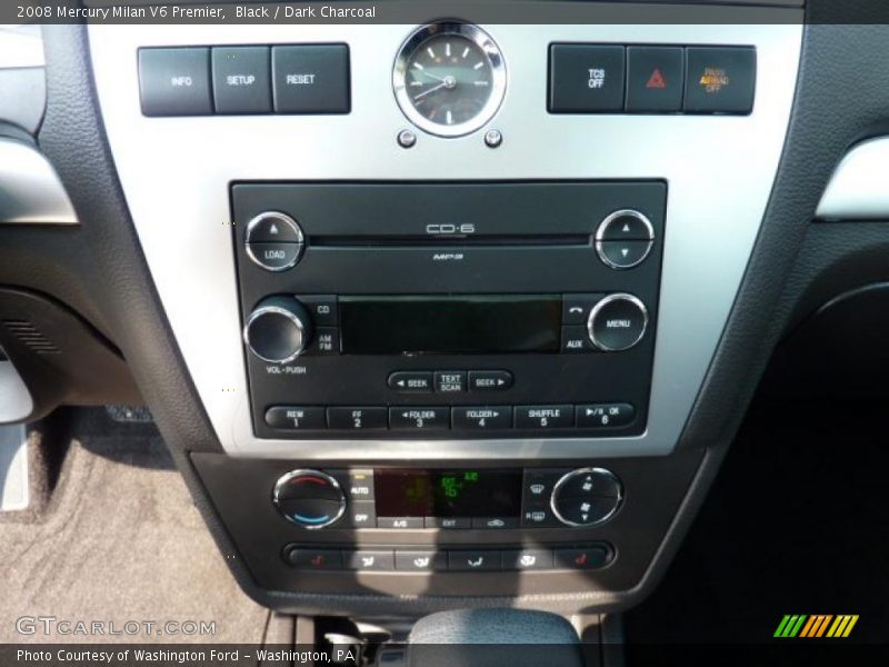Black / Dark Charcoal 2008 Mercury Milan V6 Premier
